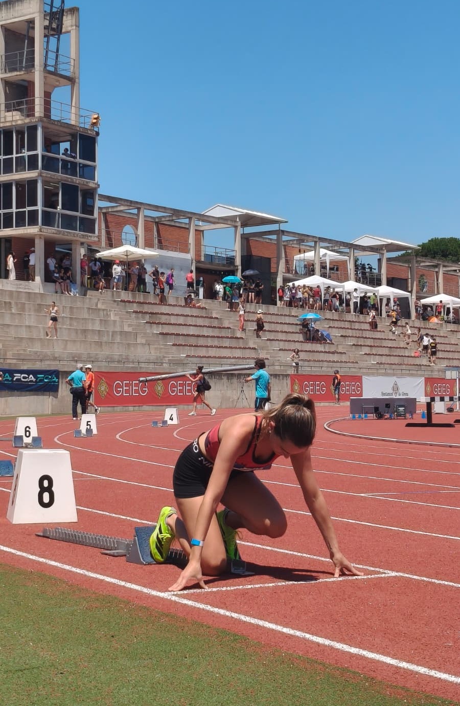 MARIONA CORTEL PARTICIPA AL CAMPIONAT DE CATALUNYA ABSOLUT EN 400 M. T.
